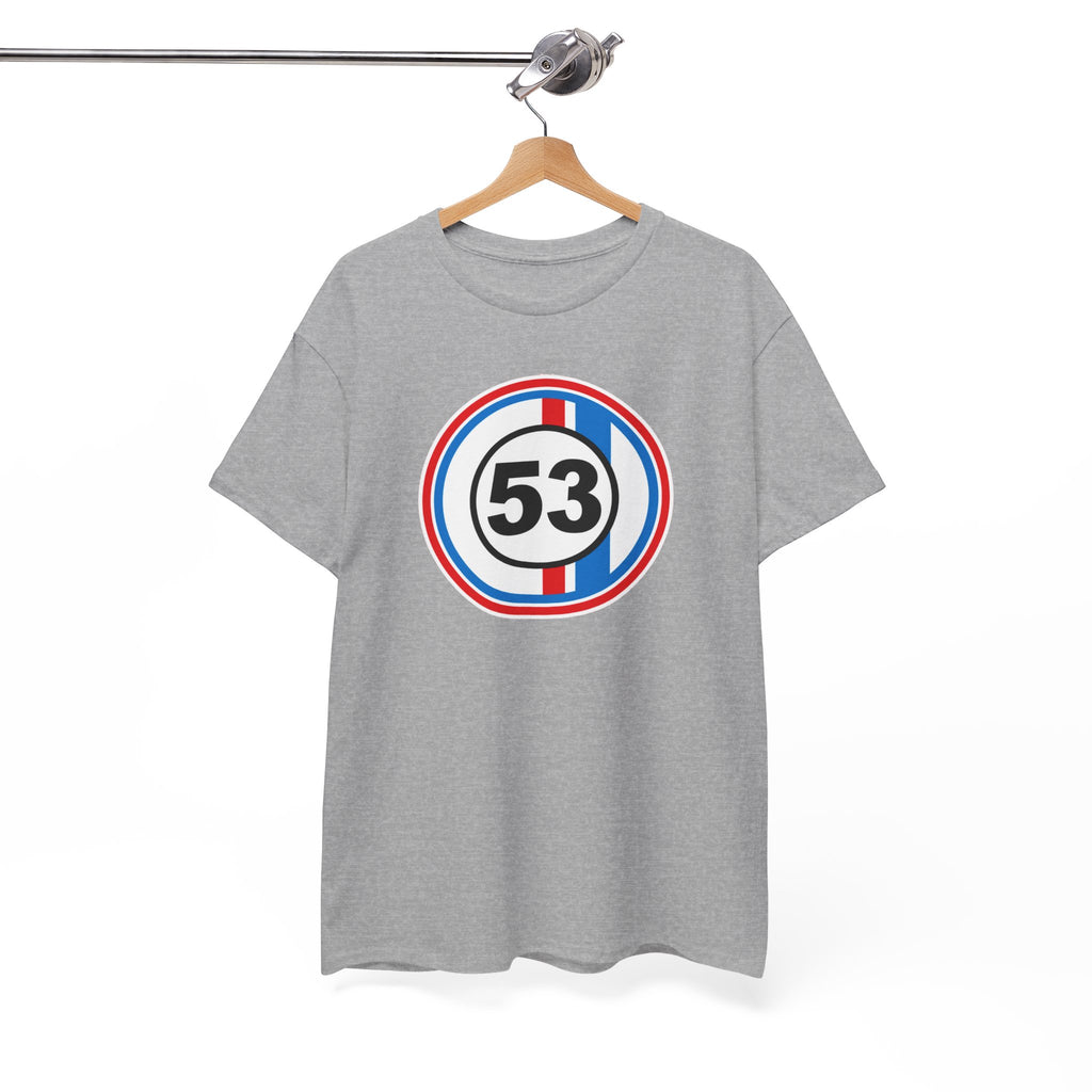 Racing Stripe Number 53 Cotton T-Shirt / Tee