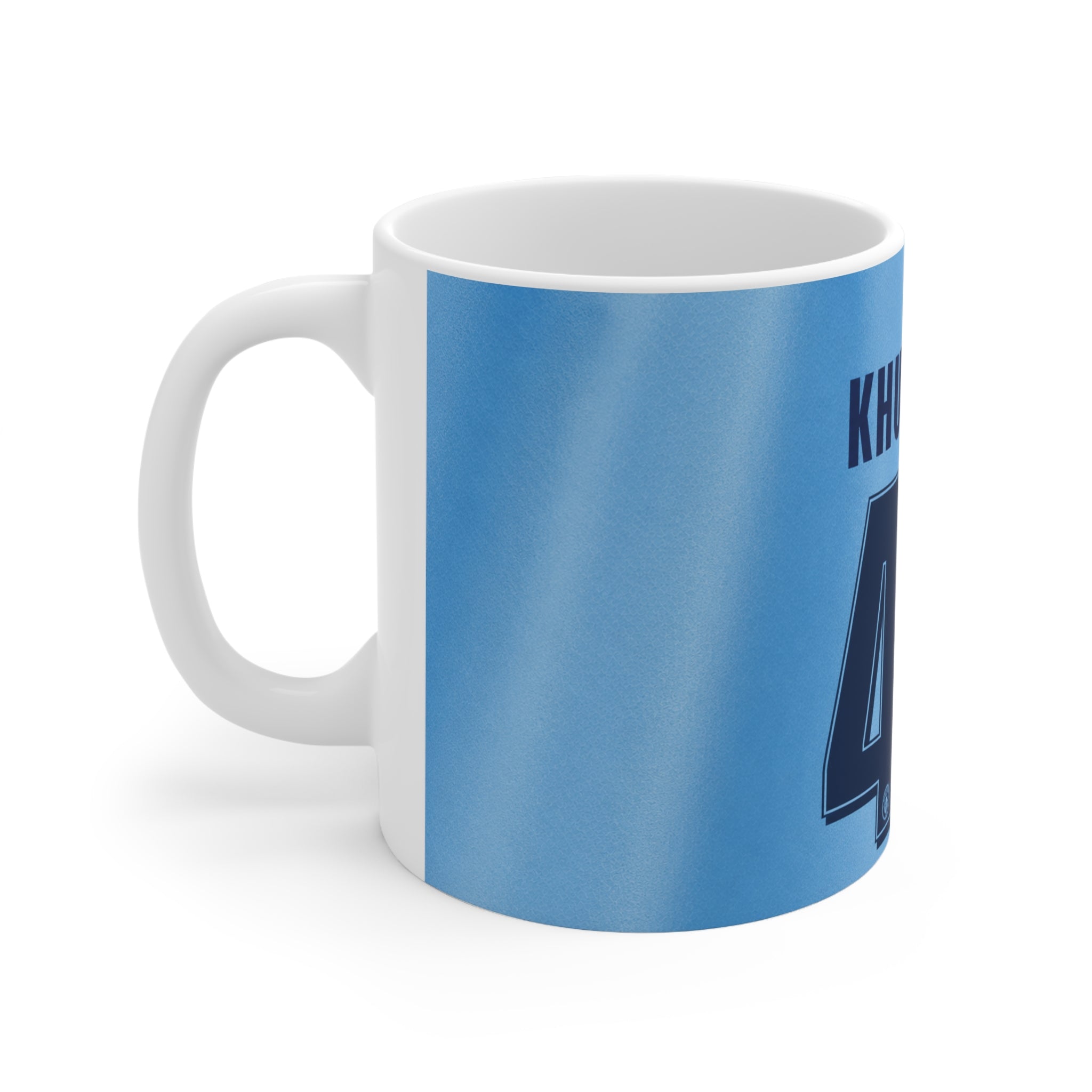 Manchester City Khusanov Jersey Mug - 'City Khusanov 45' Ceramic Coffee Cup (11oz/15oz)