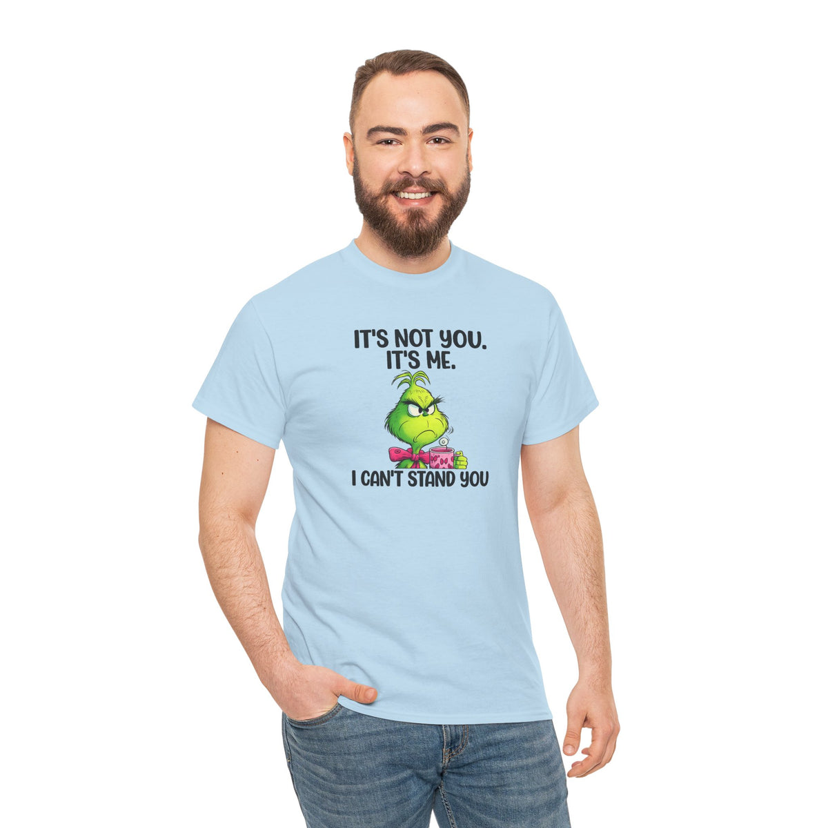 Grumpy Grinch Tee – "It's Not You. It's Me. I Can't Stand You" Christmas Shirt