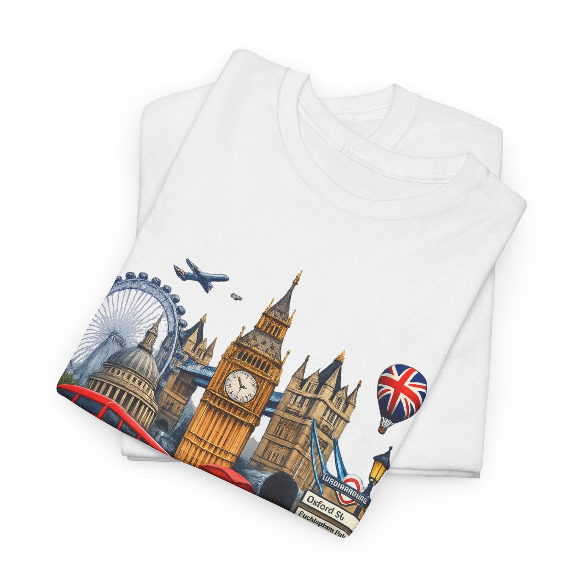 London Landmarks T‑Shirt — British Icons Collage Tee