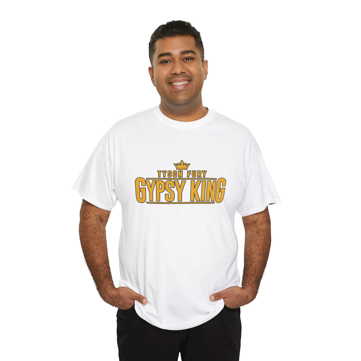 T-Shirt — "Gypsy King" Retro Crown Boxing Tribute Tee