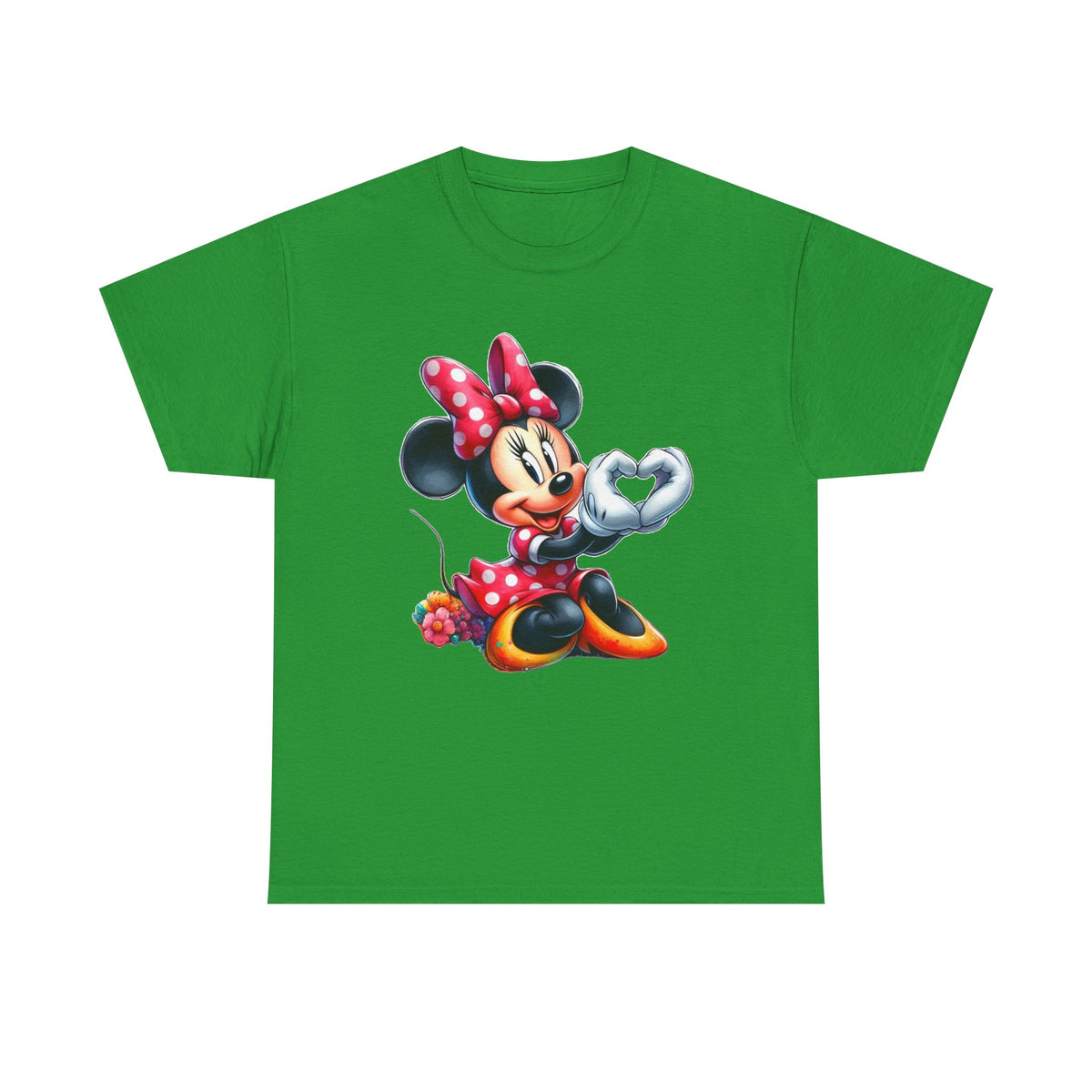Minnie Mouse Character Heart Graphic Tee