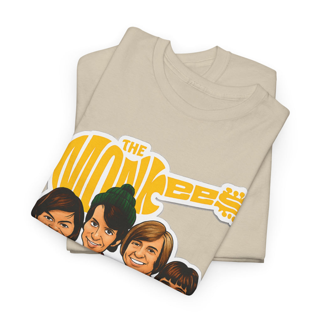 The Monkees Retro Band Tee — Colorful Car Cartoon Graphic