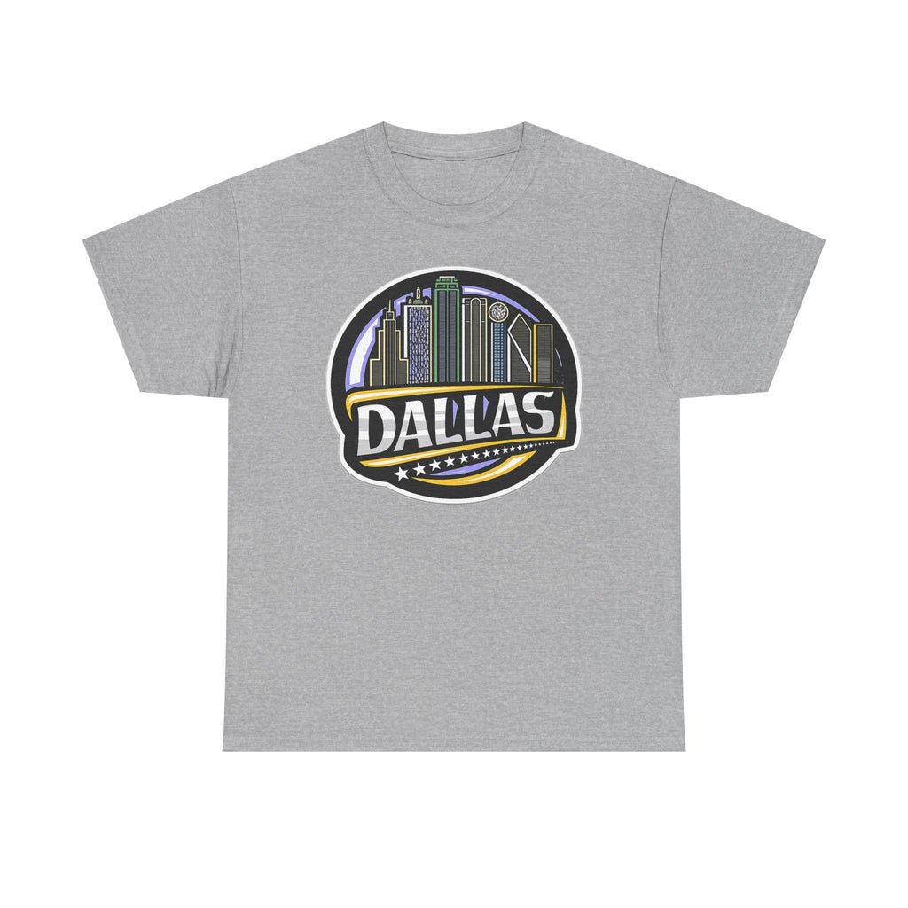 Dallas Skyline Tee — Vintage City Skyline Graphic T-Shirt