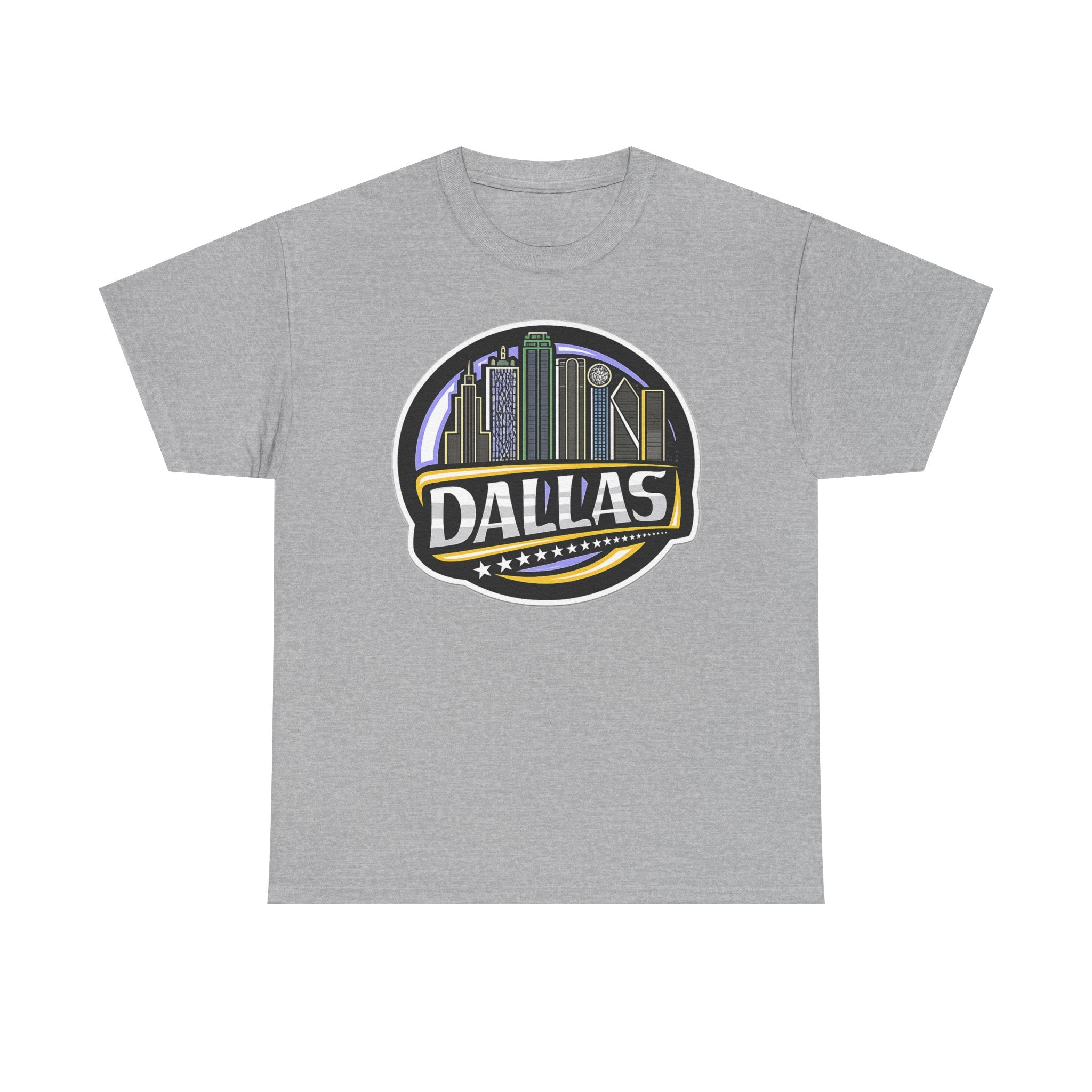 Dallas Skyline Tee — Vintage City Skyline Graphic T-Shirt
