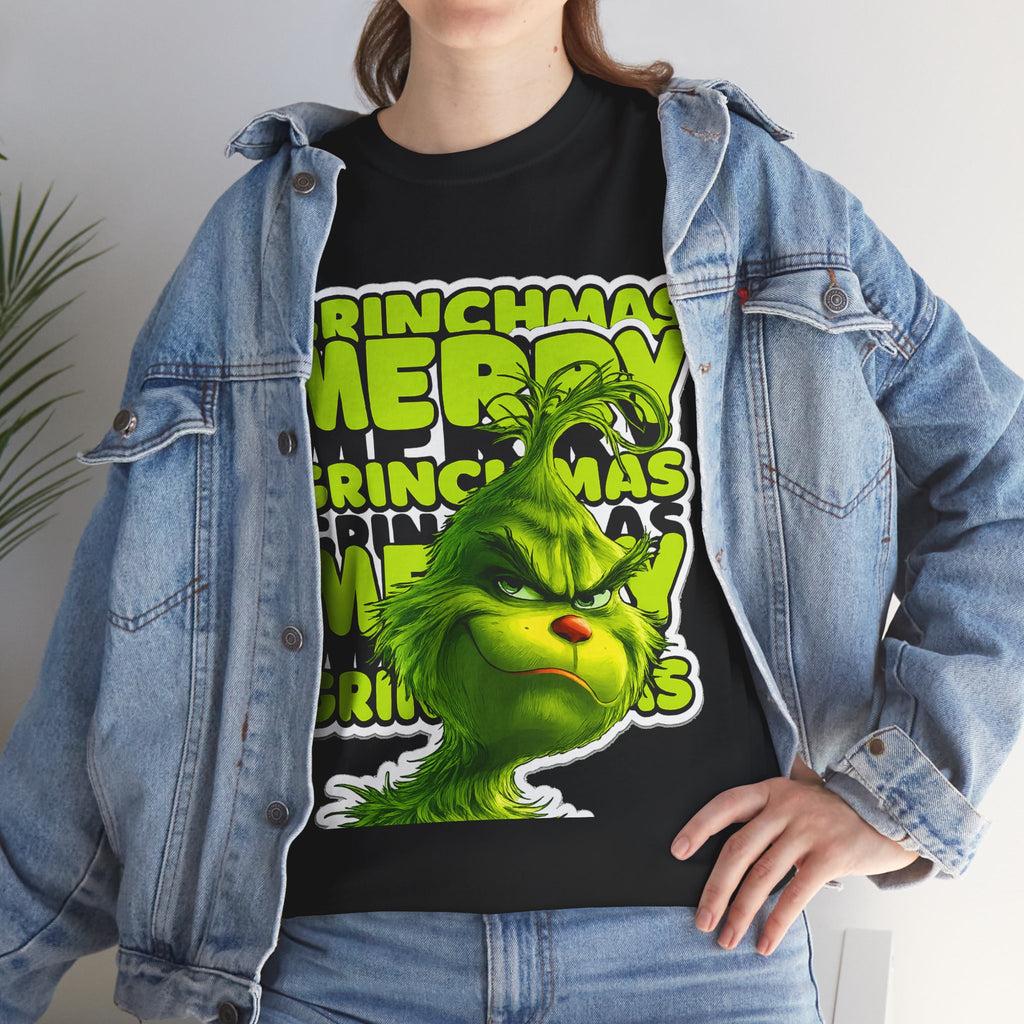 Grinchmas Merry Grinch Christmas Cotton T-Shirt / Tee