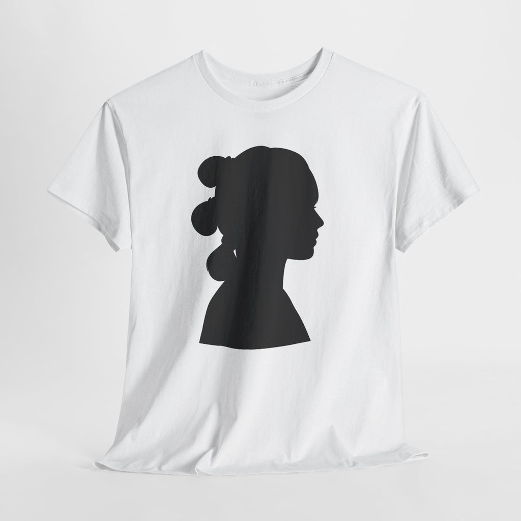 Princess Leia Star Wars Silhouette Profile Tee — Classic Portrait T‑Shirt