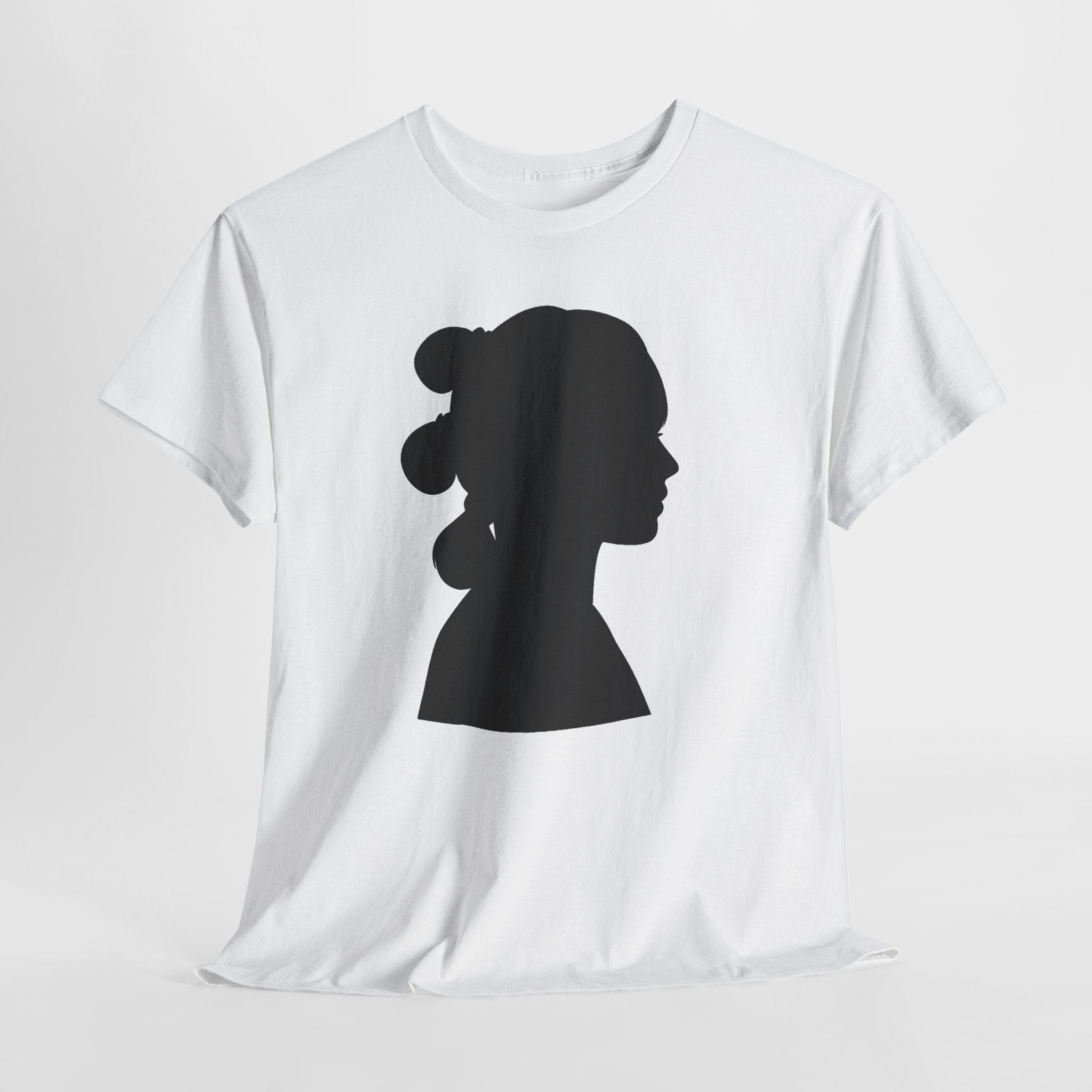 Princess Leia Star Wars Silhouette Profile Tee — Classic Portrait T‑Shirt