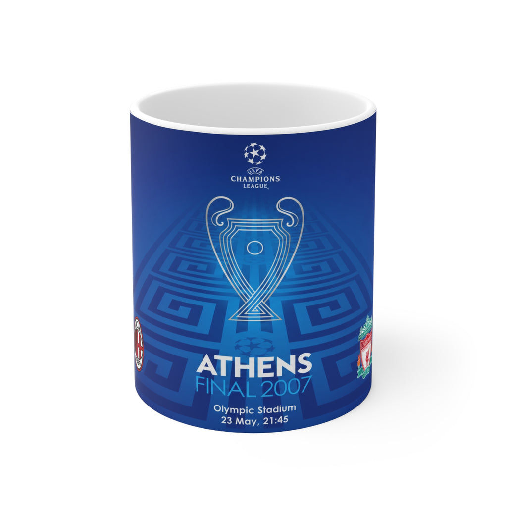 2007 Champions League Final Programme Cover Inspired Ceramic Coffee Mug 11oz/15oz