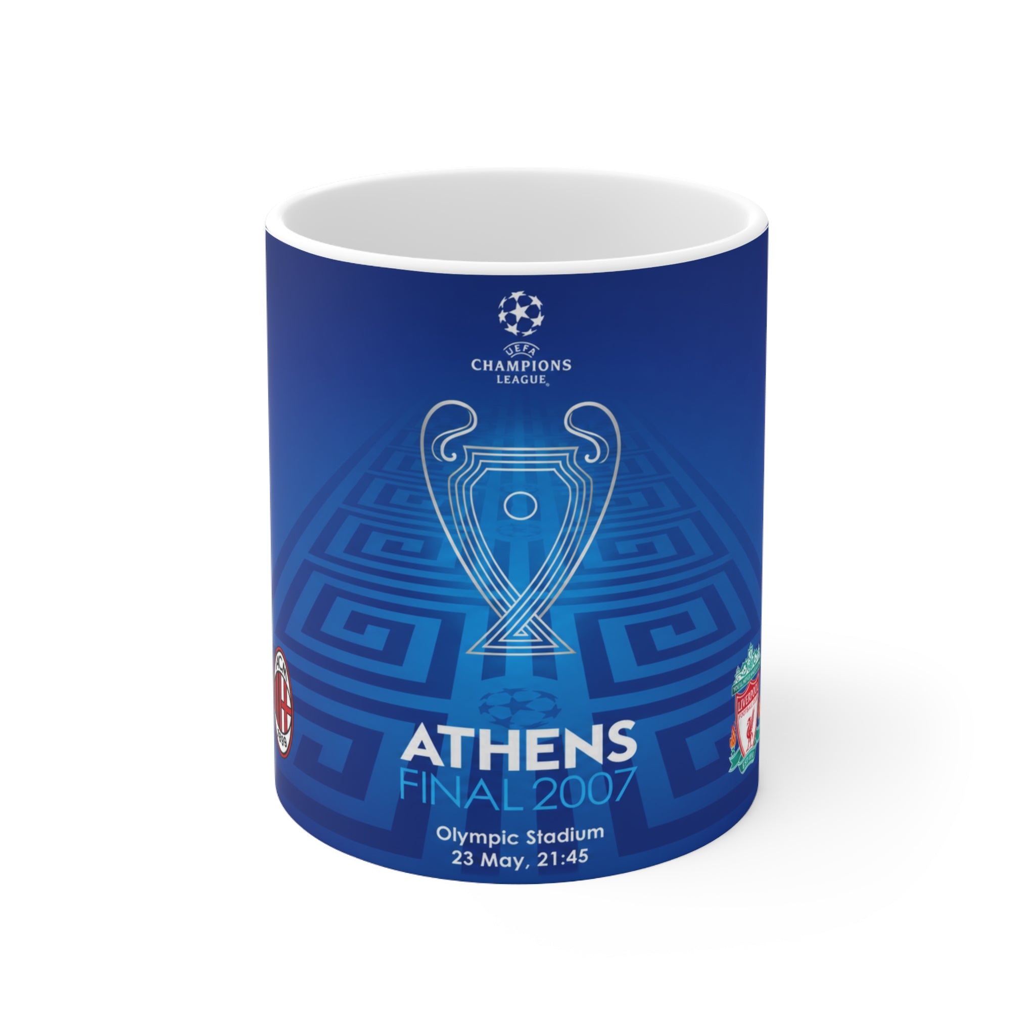 2007 Champions League Final Programme Cover Inspired Ceramic Coffee Mug 11oz/15oz