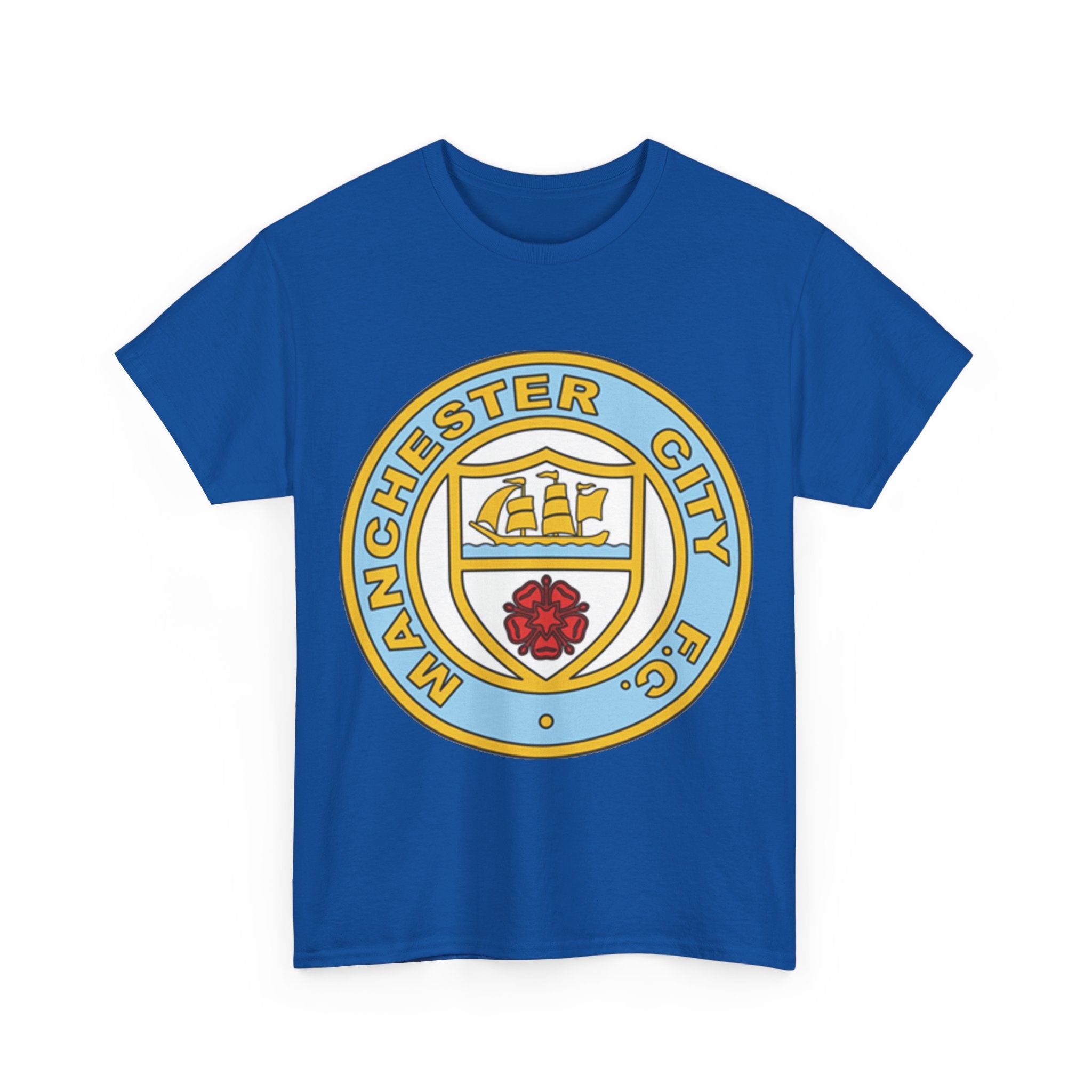 Manchester City FC Retro Crest T-Shirt – Retro Football Fan Tee