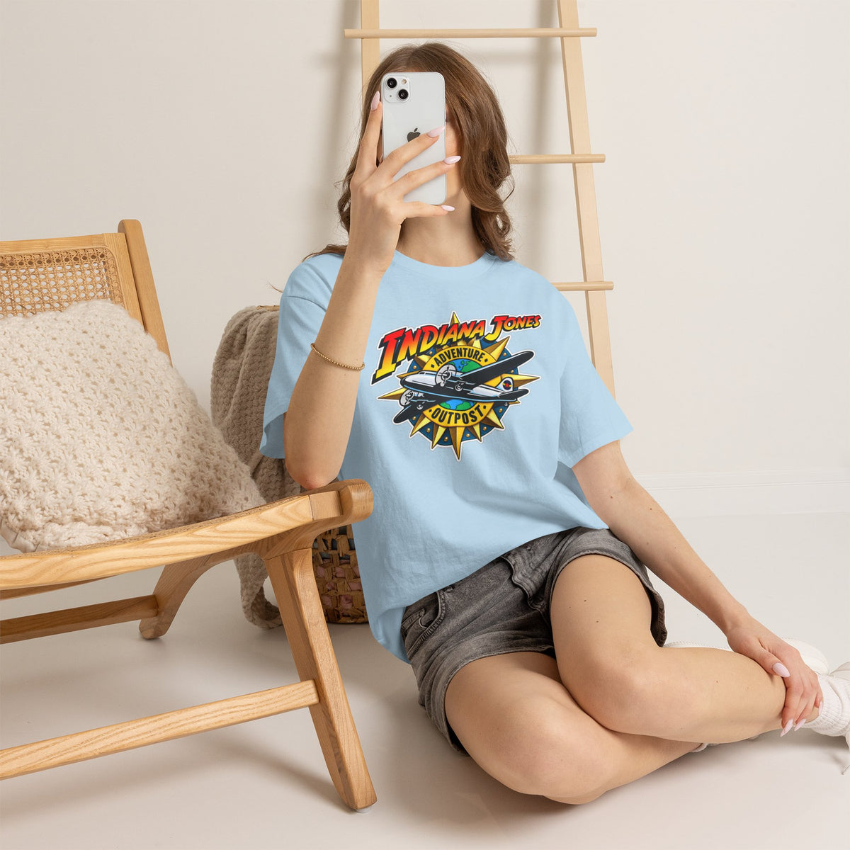 Indiana Jones Adventure Outpost Cotton T-Shirt / Tee
