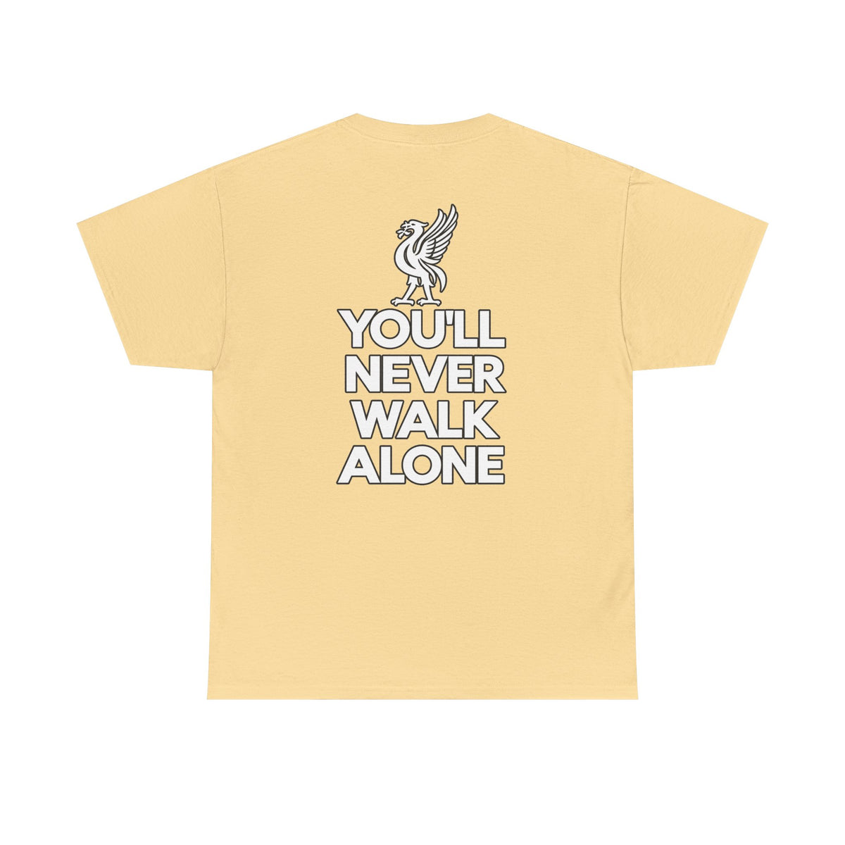 You'll Never Walk Alone T‑Shirt — Liverpool FC Crest Cotton Tee