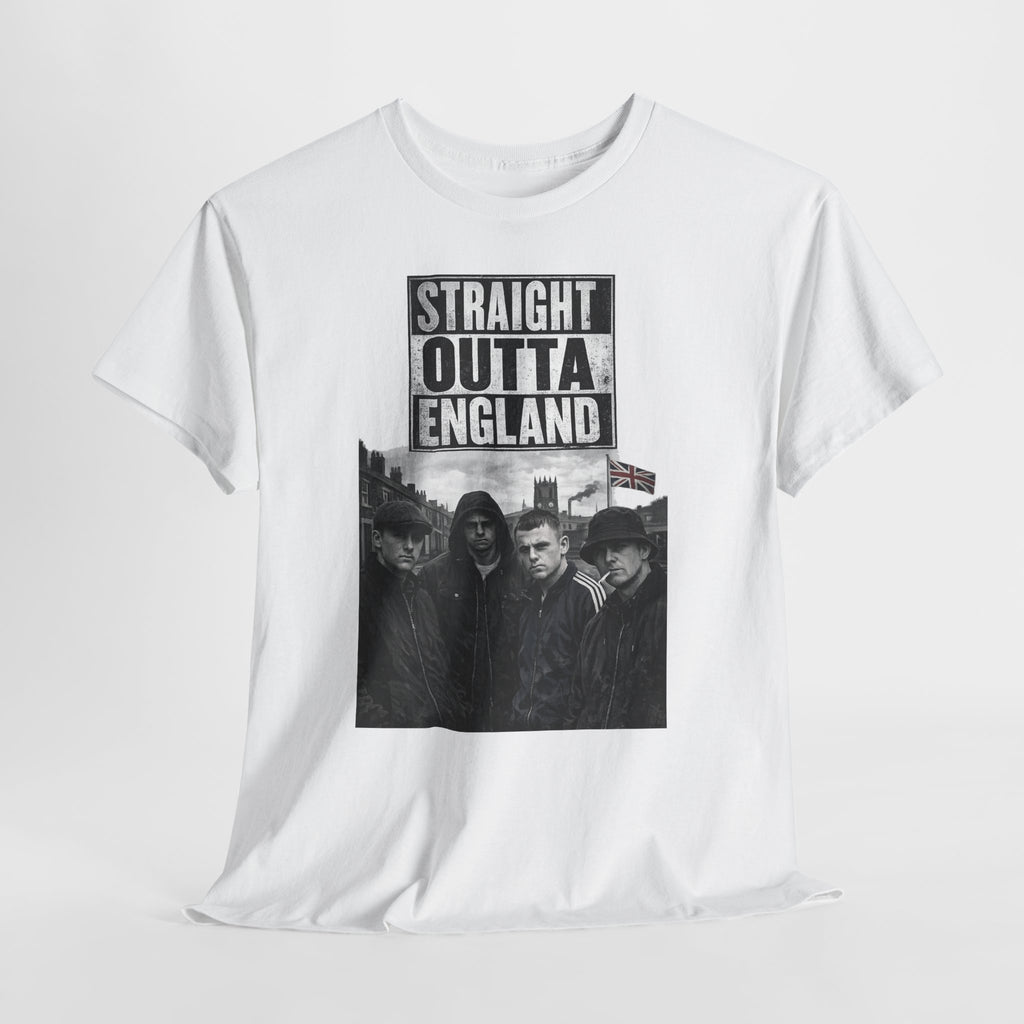 Straight Outta England T-Shirt — Retro Band Photo Tee