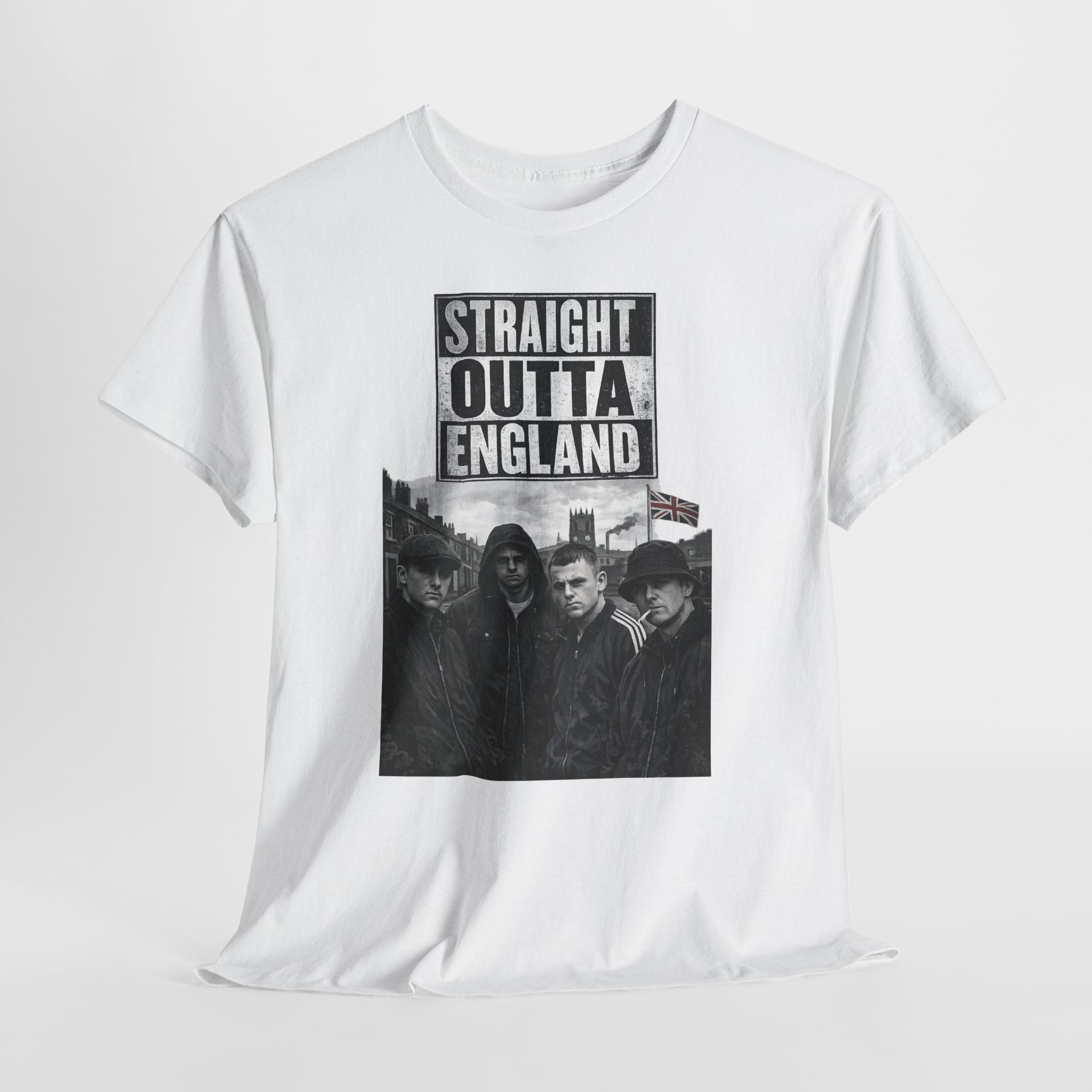 Straight Outta England T-Shirt — Retro Band Photo Tee
