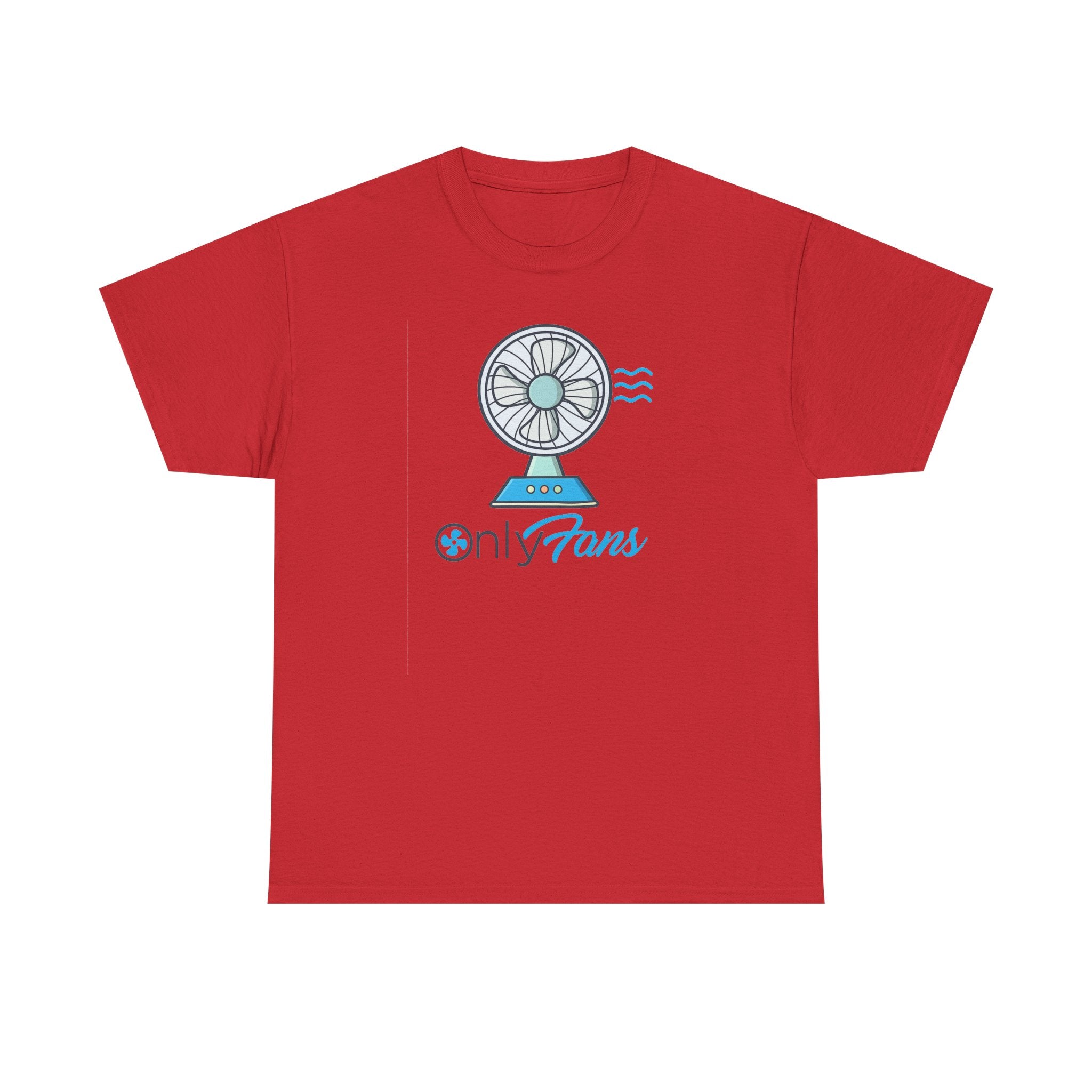 Only Fans Graphic Tee — Cute Fan Illustration Novelty T-Shirt