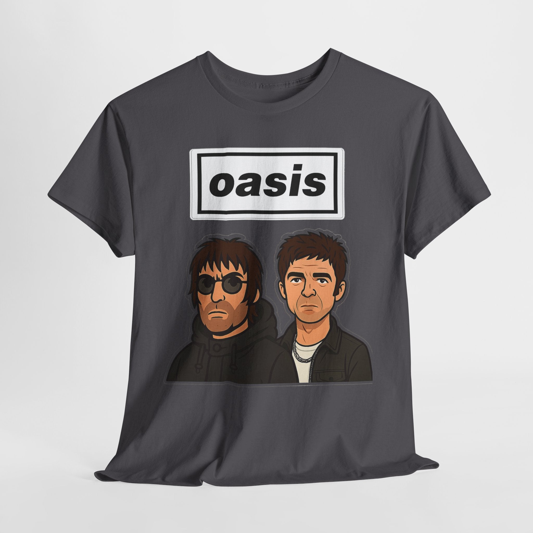 Oasis Inspired Unofficial Band Logo Tee — 'oasis' Graphic T-Shirt