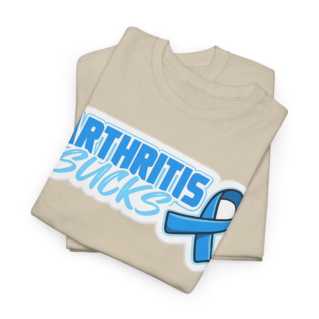 Arthritis Sucks T-Shirt with Awareness Ribbon — Arthritis Support Tee