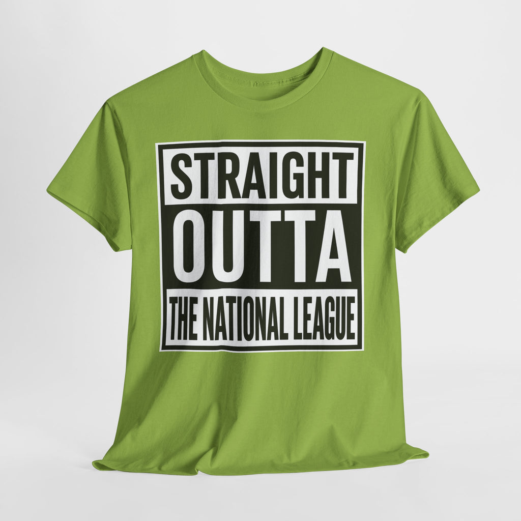 Straight Outta The National League T-Shirt – Football Fan Graphic Tee