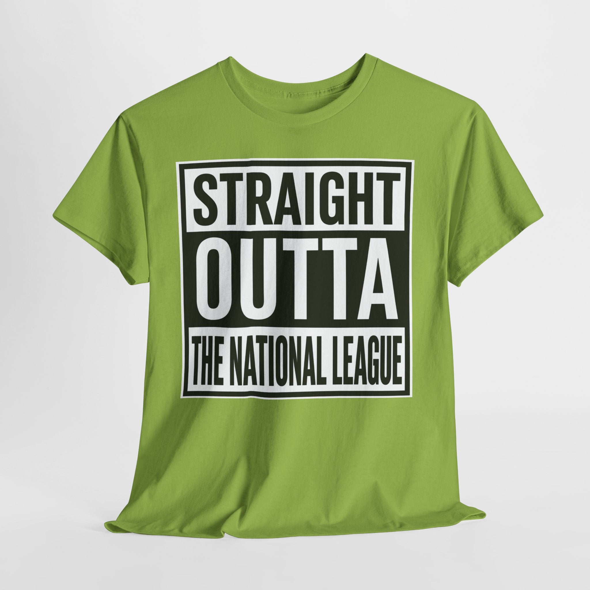 Straight Outta The National League T-Shirt – Football Fan Graphic Tee