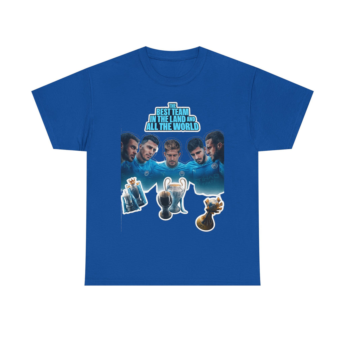 Manchester City — "Best Team in the Land and All the World" Cotton T-Shirt