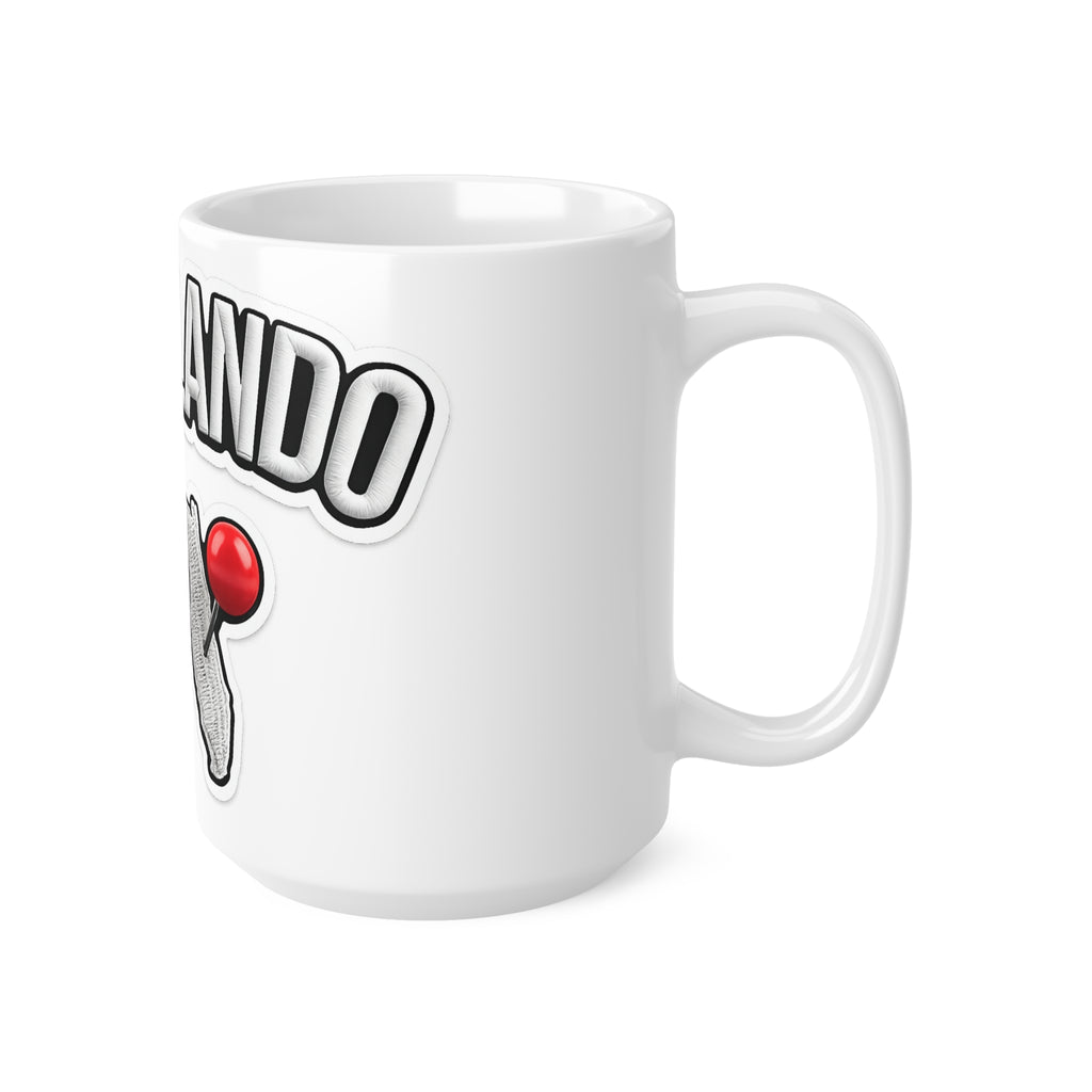 Fix Orlando Ceramic Coffee Mug — Florida State Map with Red Pin (11oz, 15oz)