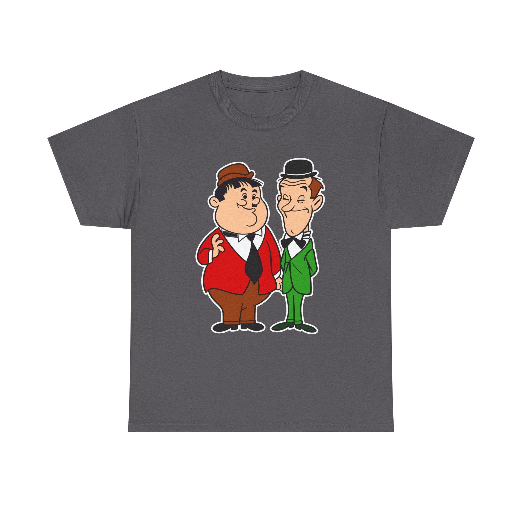 Comedy Duo Vintage Cartoon Cotton T-Shirt