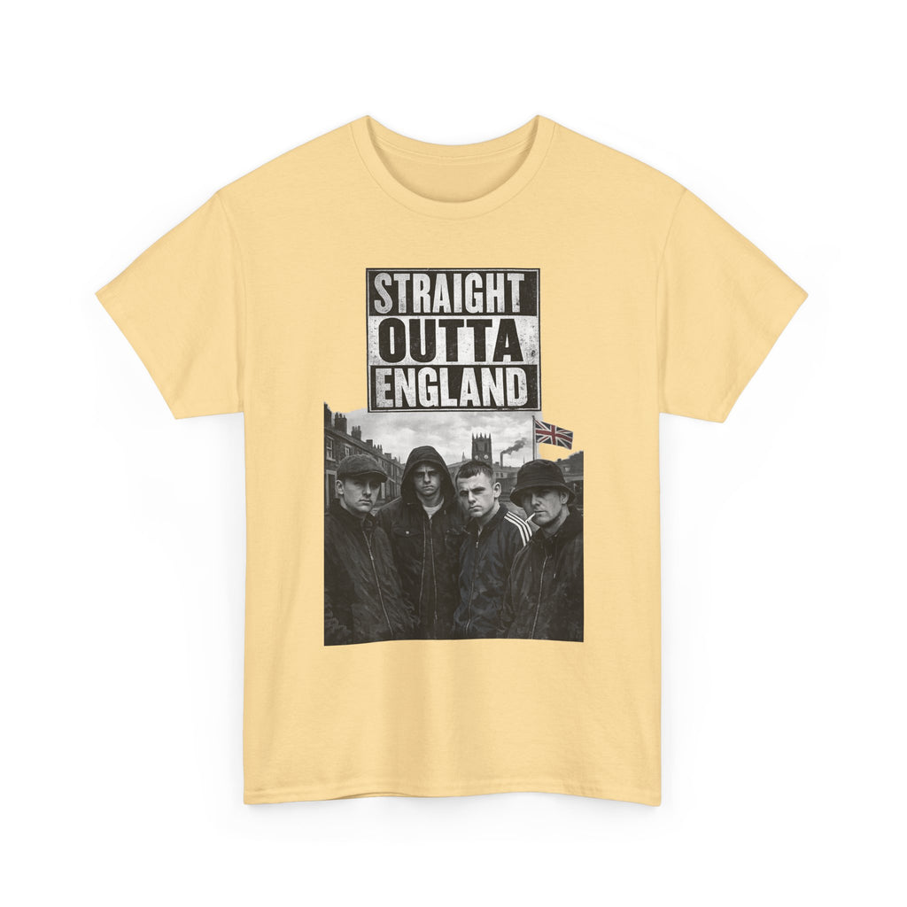 Straight Outta England T-Shirt — Retro Band Photo Tee