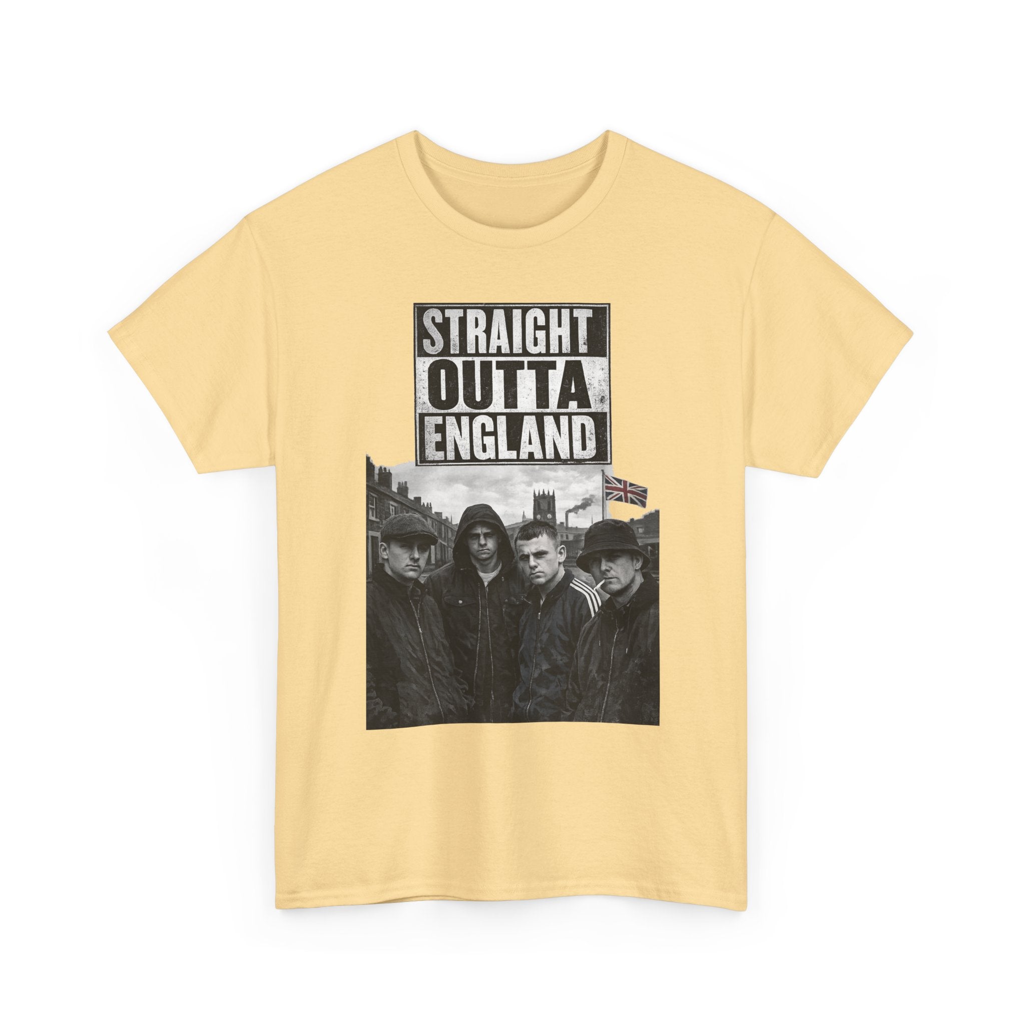Straight Outta England T-Shirt — Retro Band Photo Tee