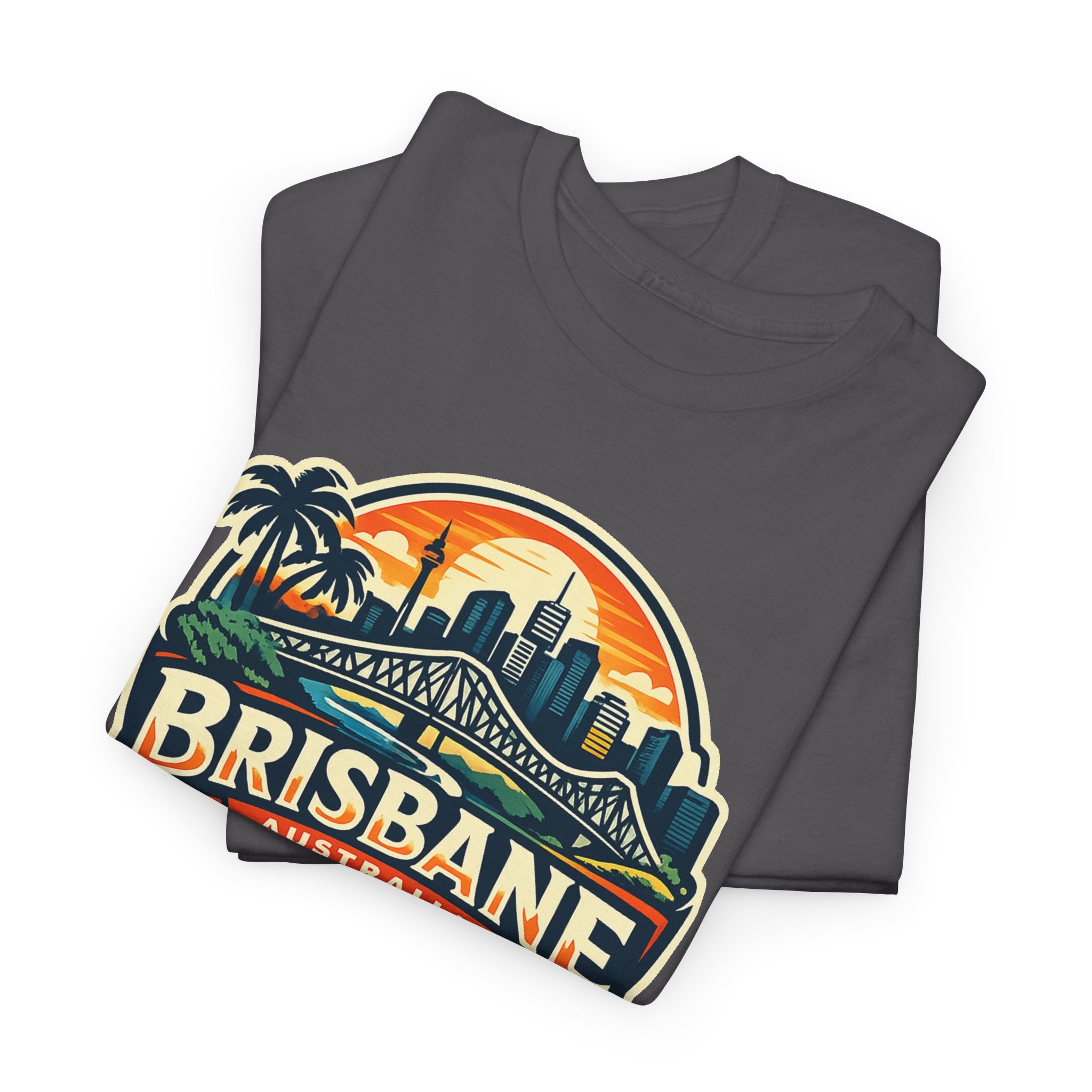 Brisbane Australia Vintage Sunset T-Shirt