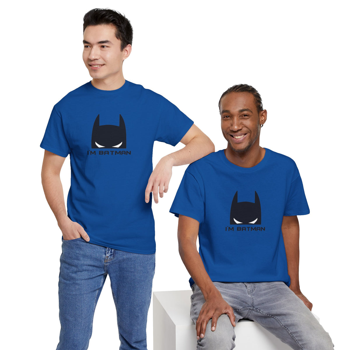 I'm Batman Graphic Tee — Funny Superhero Mask T-Shirt