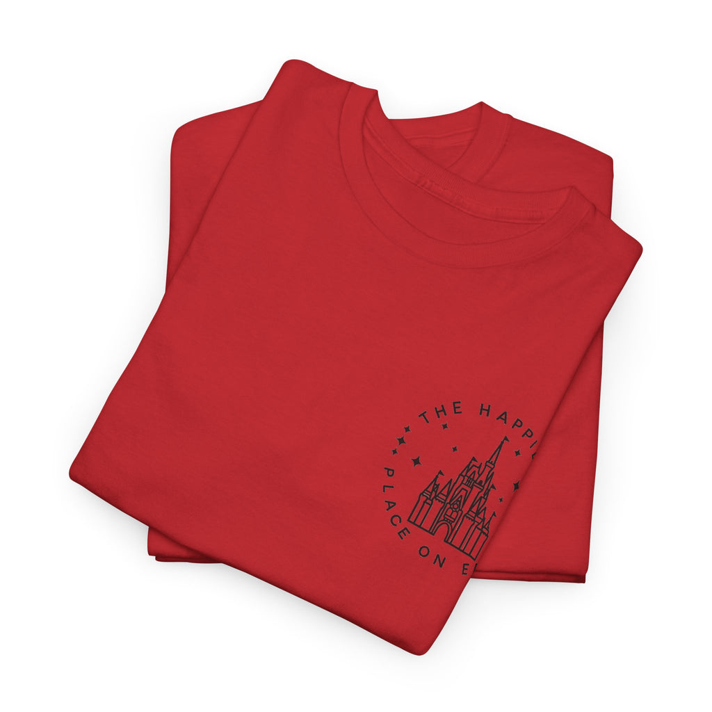 The Happiest Place on Earth Castle Graphic Cotton T-Shirt