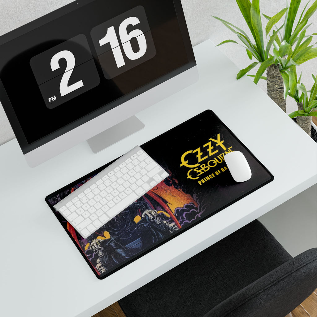 Ozzy Osbourne 'Prince of Darkness' Gaming Desk Mat — Rock Band Mousepad Desk Pad