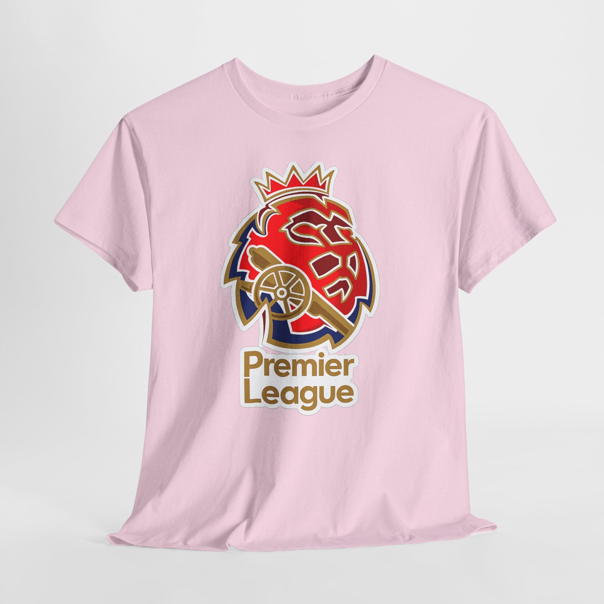 Arsenal Premier League Lion Logo T-Shirt — Soccer Fan Tee