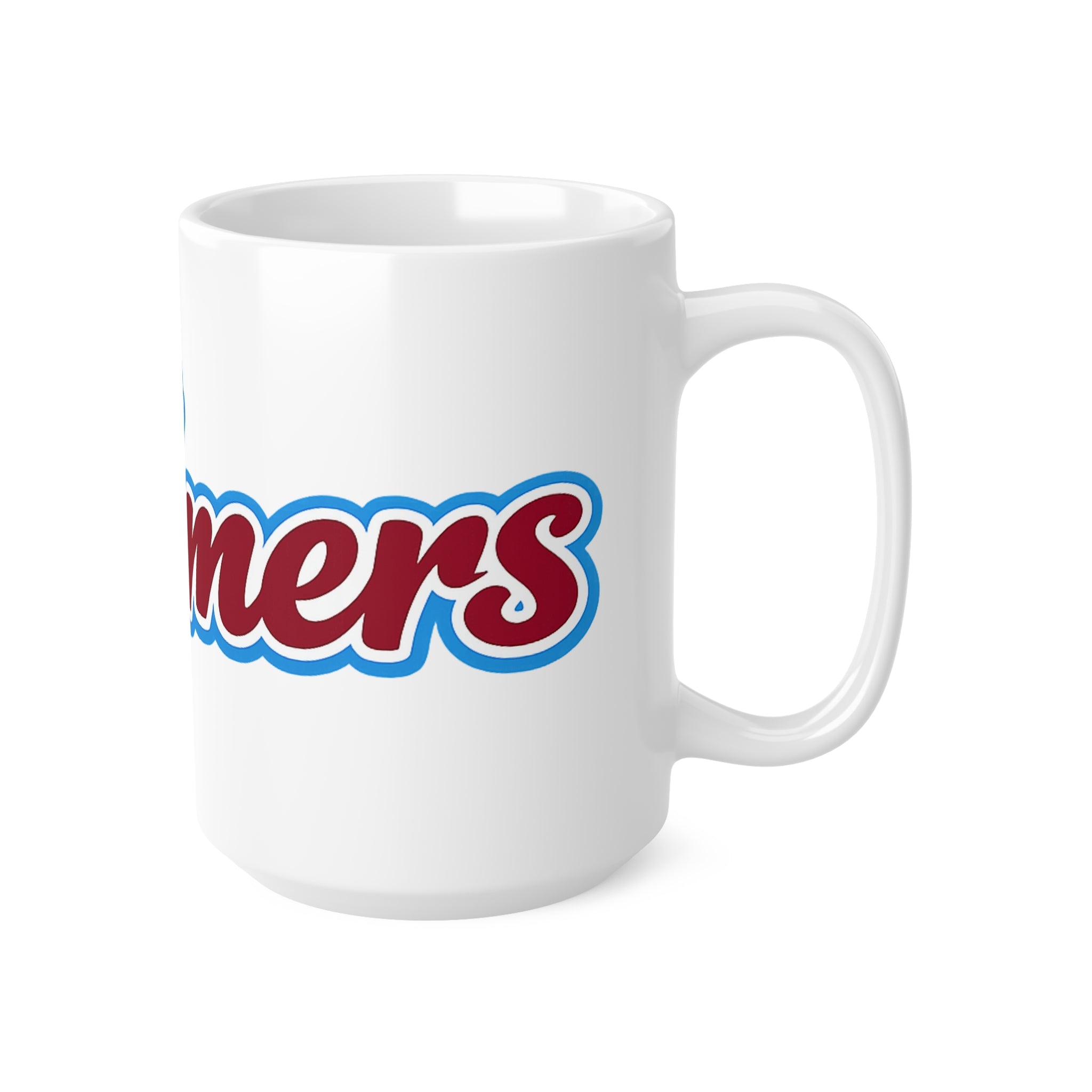 West Ham United The Hammers Ceramic Coffee Mug — Retro Script 11oz & 15oz