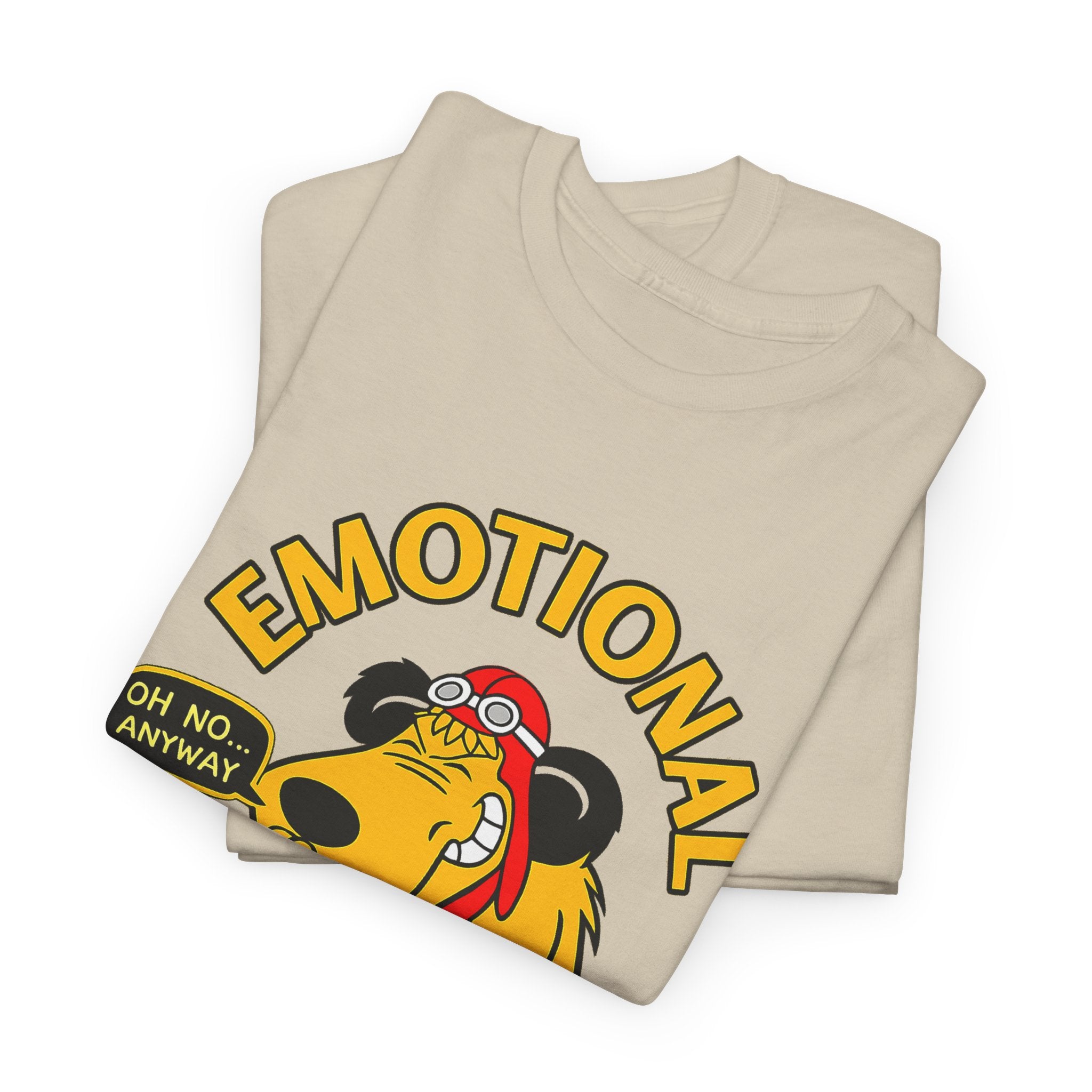 Emotional Support Dog T-Shirt — Cute Cartoon Comfort Pup Tee