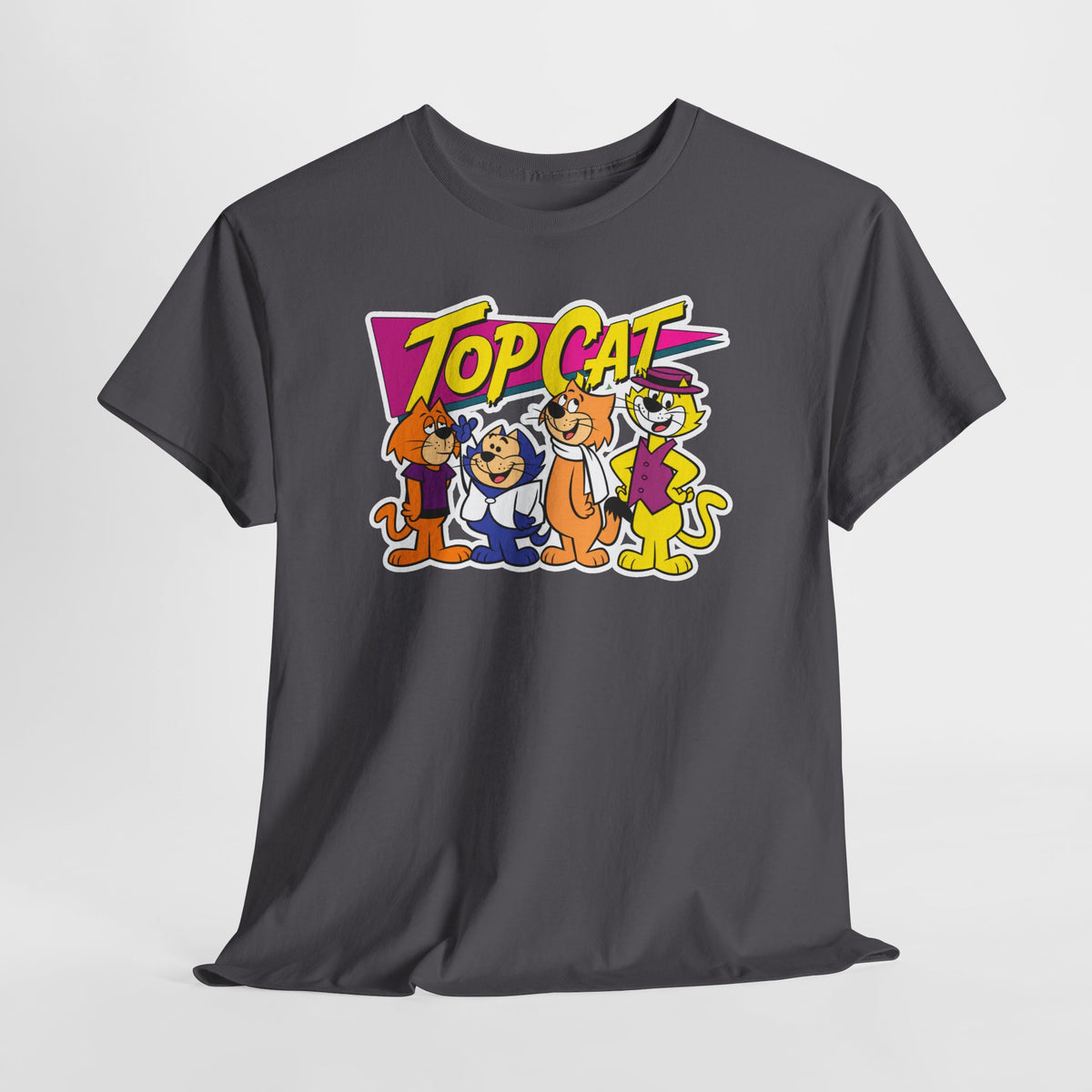 Top Cat Retro Cartoon Cotton T-Shirt / Tee