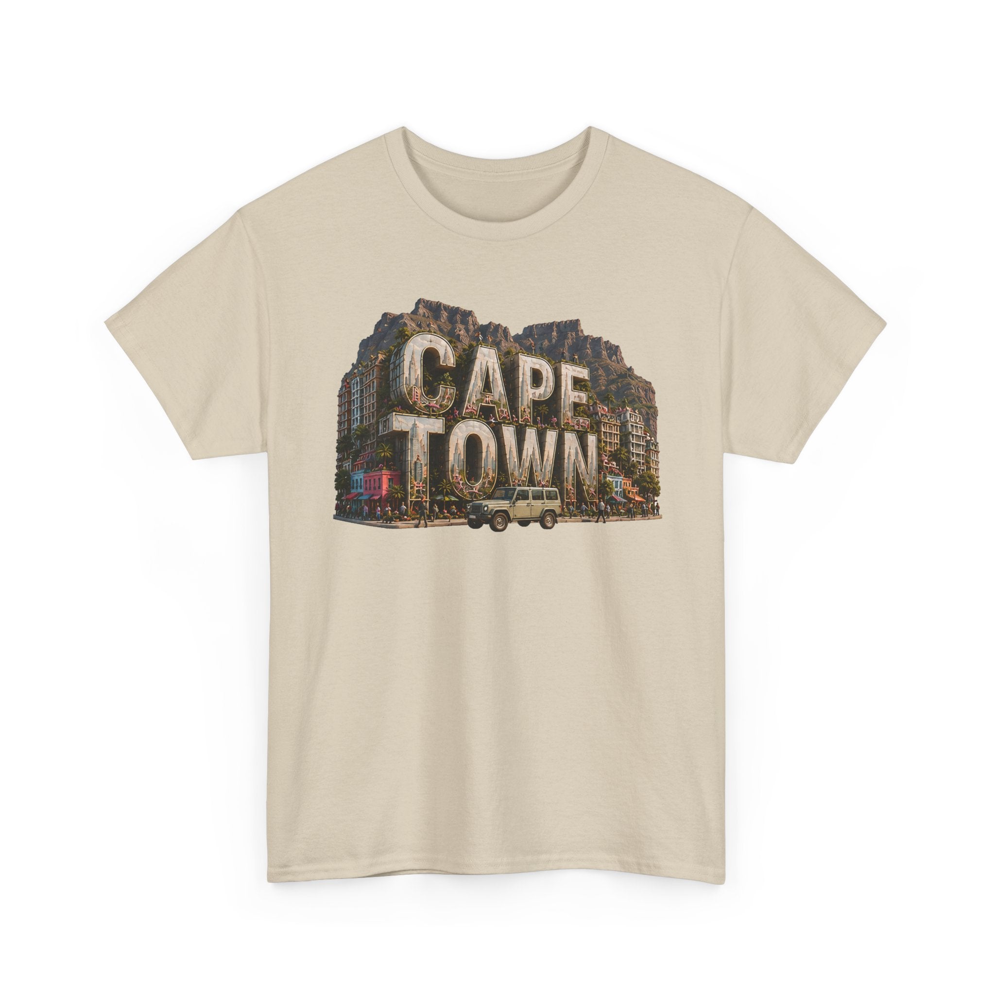 Cape Town Vintage Photo Tee — South Africa Travel Souvenir T-Shirt