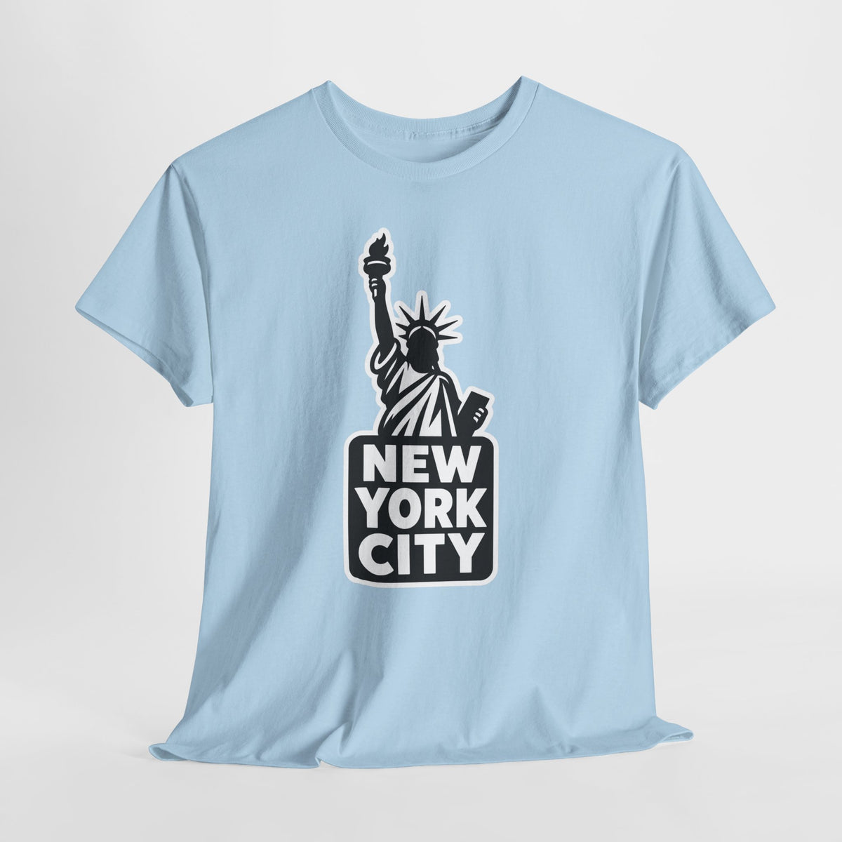 New York City Statue of Liberty Graphic Cotton T-Shirt / Tee