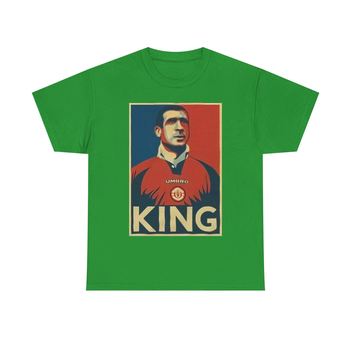 Eric Cantona King Manchester United Graphic Tee — Retro Sports Poster Football Shirt