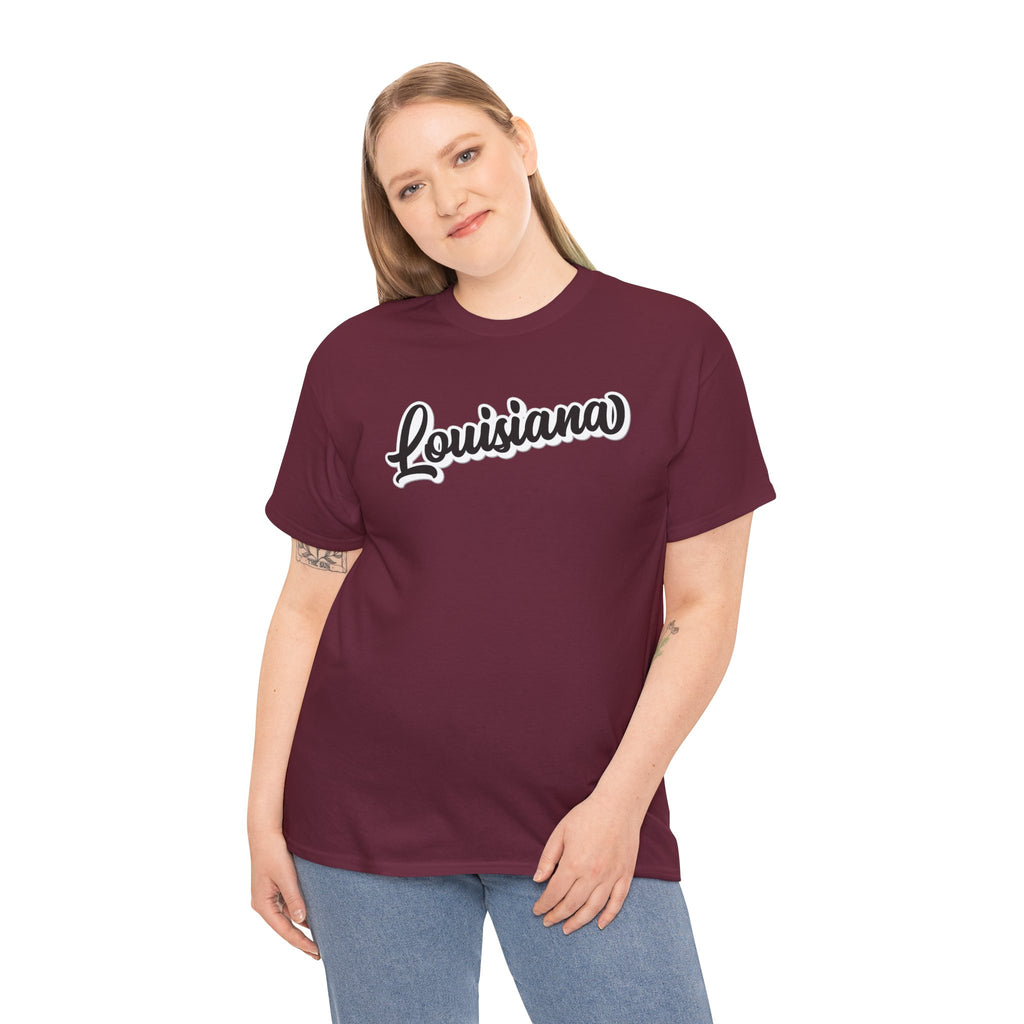 Louisiana Script Cotton T-Shirt