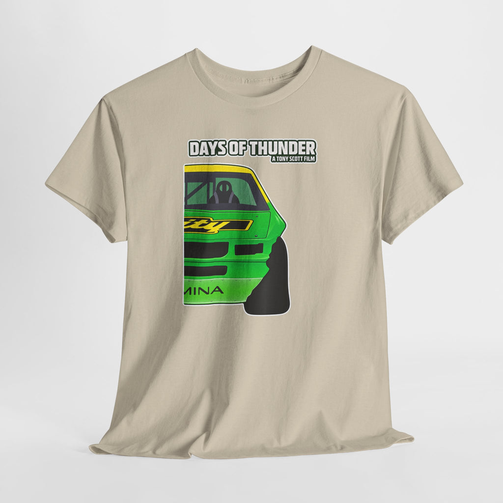 Days of Thunder Racing Car T‑Shirt — Retro Green Muscle Car Tee
