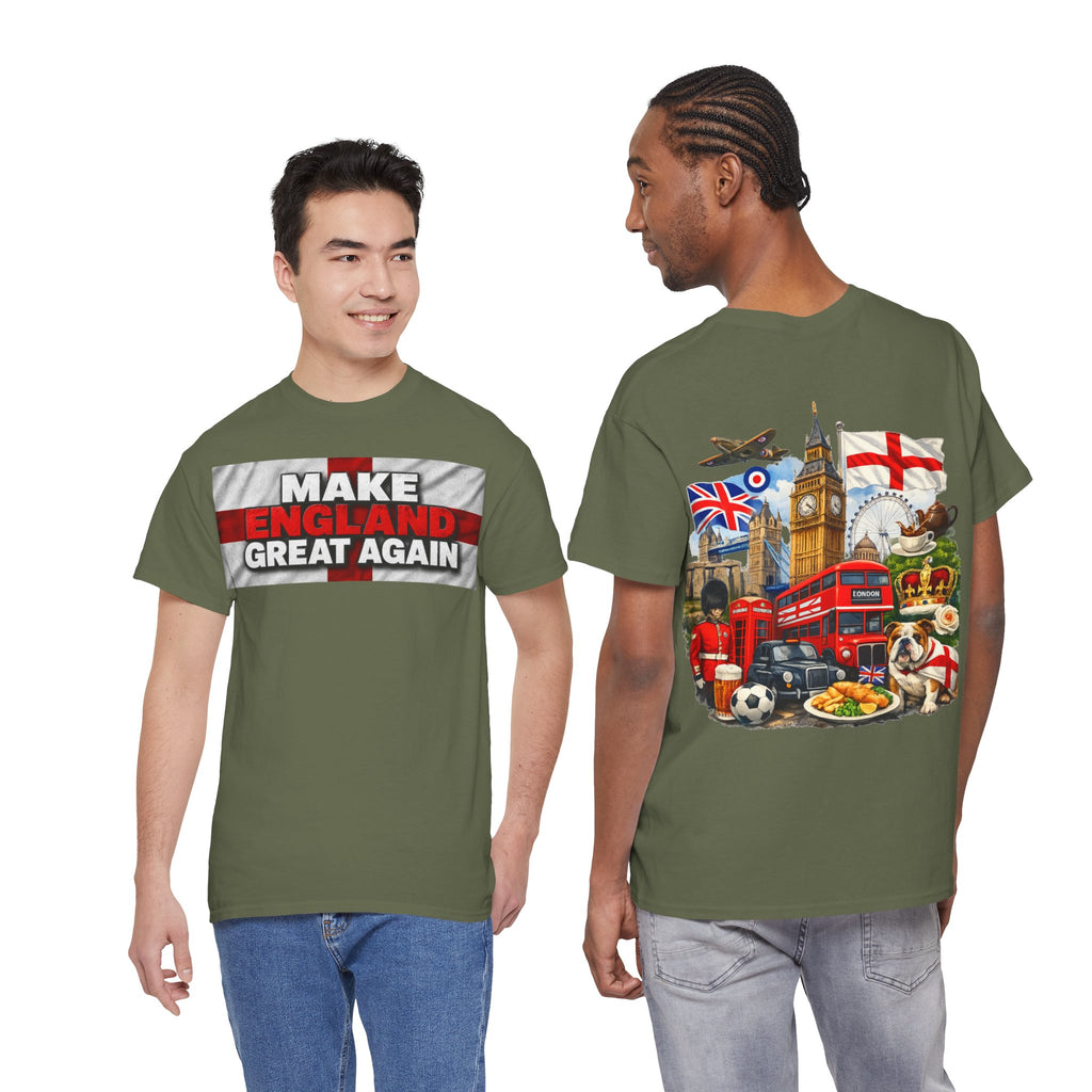 England Pride T-Shirt — "Make England Great Again" Graphic Tee