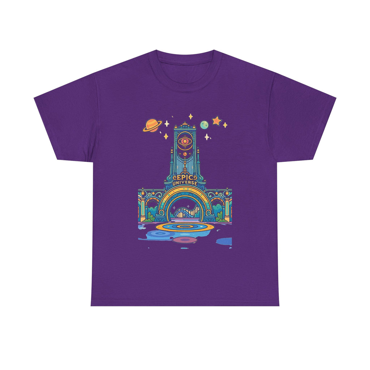 Universal Studios Family Vacation T-Shirt — Retro Space Theater Graphic Tee