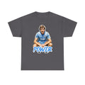 Paul Power Manchester City Legend Player Graphic Tee — Retro Football Jersey Design