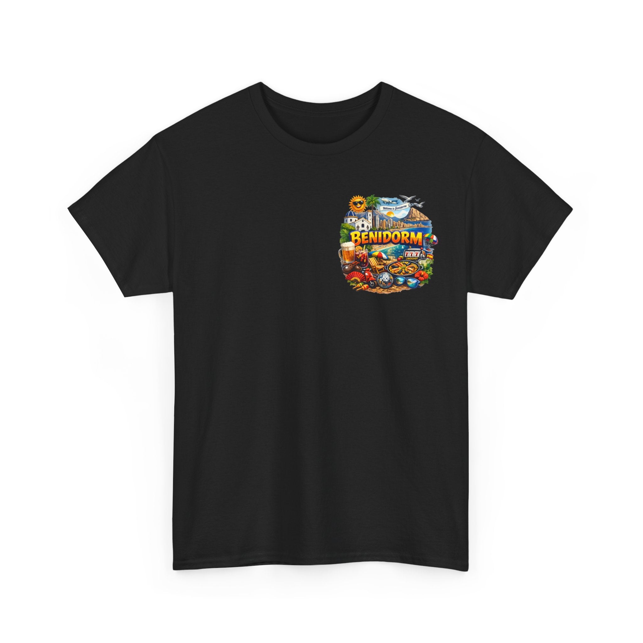 Benidorm Souvenir T‑Shirt — Spain Beach Holiday Graphic Tee