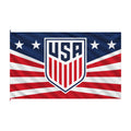 USA Shield Double-Sided Flag — Red White Blue Stars & Stripes Banner