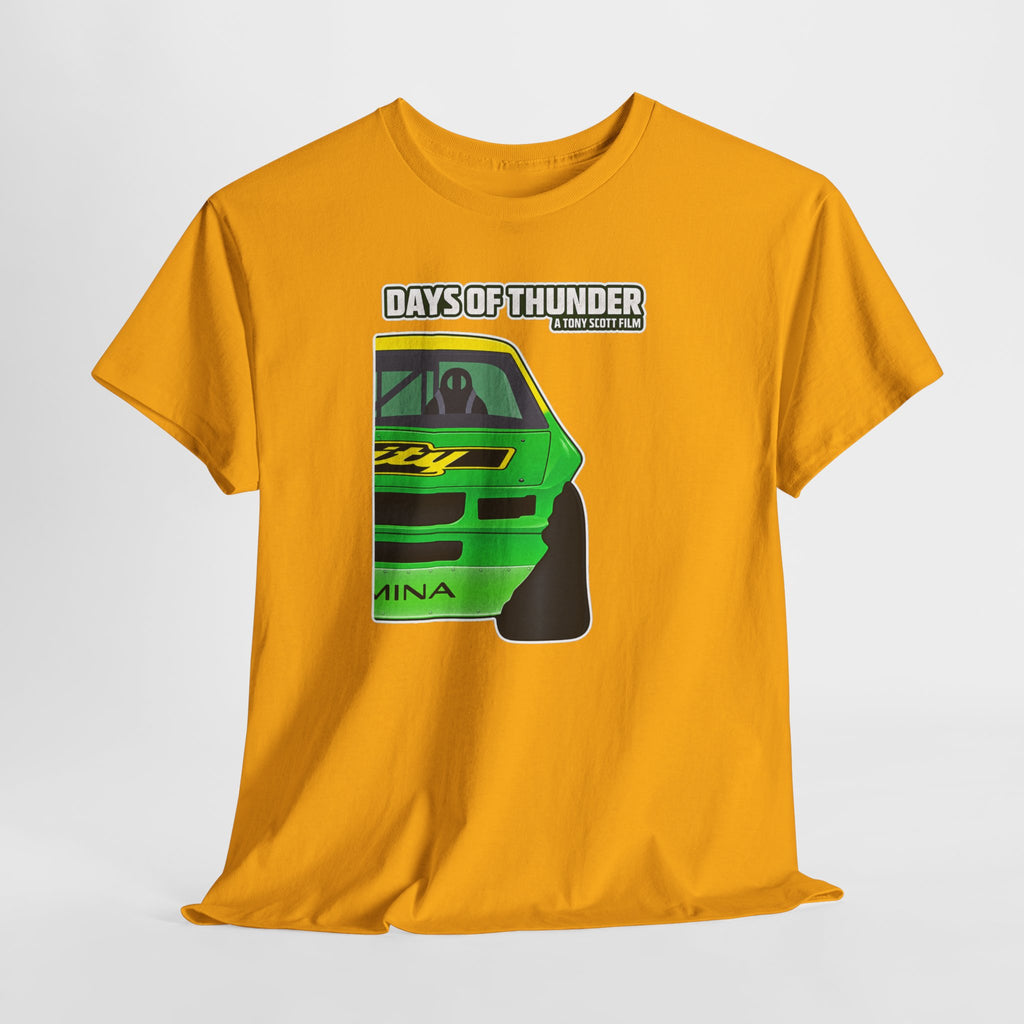 Days of Thunder Racing Car T‑Shirt — Retro Green Muscle Car Tee