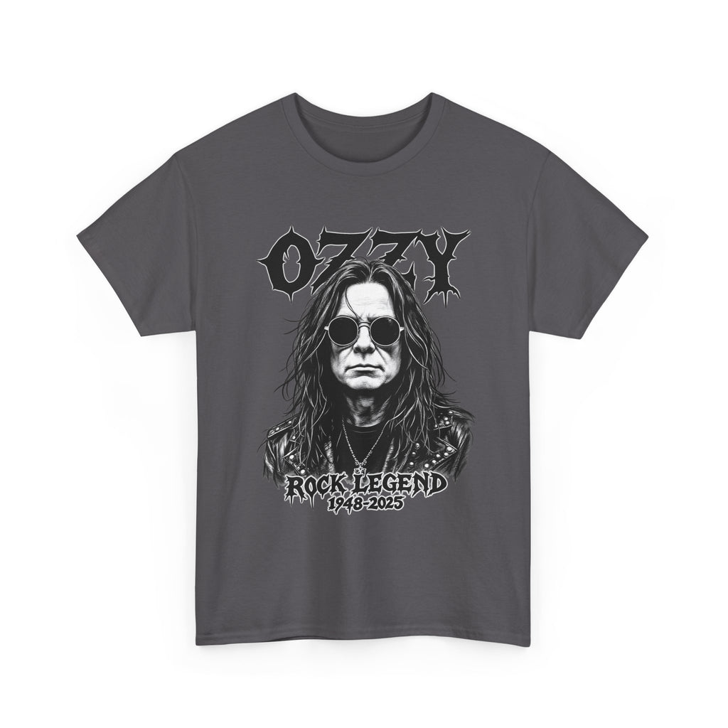 Rock Legend Graphic Tee — "Ozzy" Memorial 1948–2025