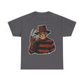 Freddy Krueger Horror Tee — Vintage Striped Nightmare Graphic